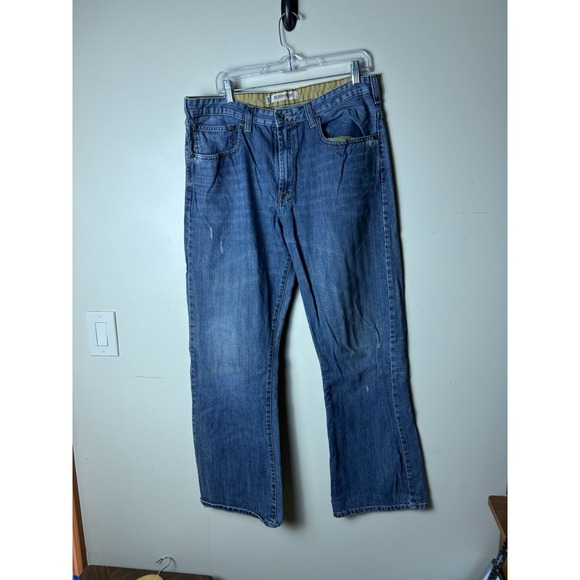 Lee Denim - Lee Heritage Relaxed Bootcut Jeans Men's 36x32 Blue Denim